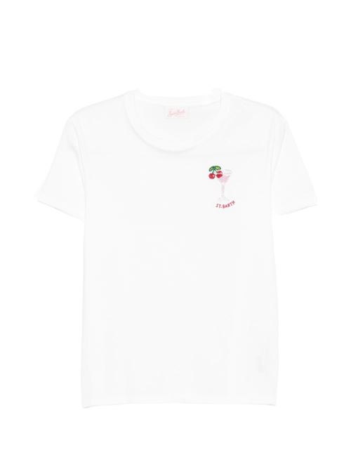 T-shirt donna MC2 Saint Barth Emilie bianca con stampa MC2 SAINT BARTH | EMILIE08534L
